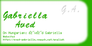 gabriella aved business card